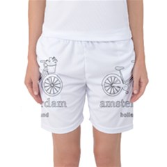 Amsterdam Women s Basketball Shorts by Valentinaart