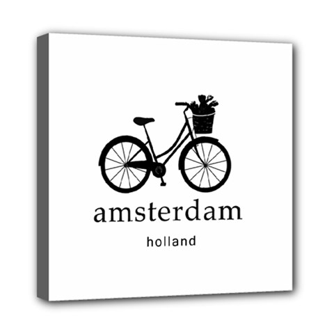 Amsterdam Mini Canvas 8  X 8  by Valentinaart