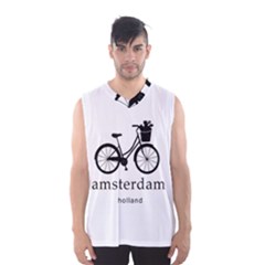 Amsterdam Men s Basketball Tank Top by Valentinaart