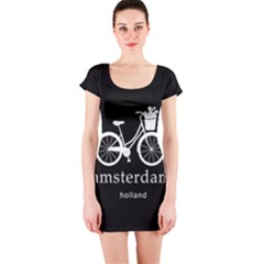 Amsterdam Short Sleeve Bodycon Dress by Valentinaart