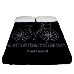 Amsterdam Fitted Sheet (queen Size) by Valentinaart