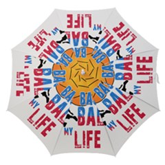 Basketball Is My Life Straight Umbrellas by Valentinaart