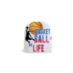 Basketball Is My Life Drawstring Pouches (xs)  by Valentinaart