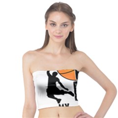 Basketball Is My Life Tube Top by Valentinaart