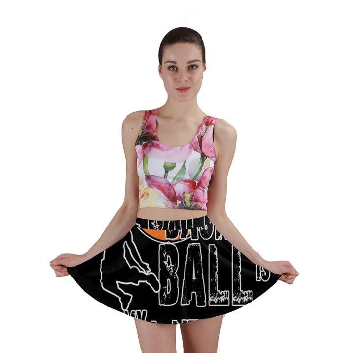 Basketball is my life Mini Skirt