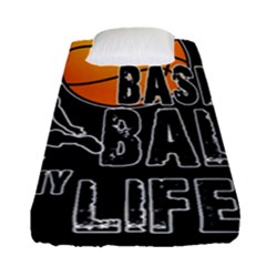 Basketball Is My Life Fitted Sheet (single Size) by Valentinaart