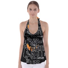 Basketball Is My Life Babydoll Tankini Top by Valentinaart