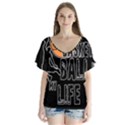 Basketball is my life Flutter Sleeve Top View1