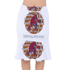 Basketball Never Stops Mermaid Skirt