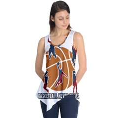 Basketball Never Stops Sleeveless Tunic by Valentinaart