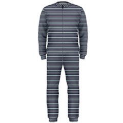 Decorative Lines Pattern Onepiece Jumpsuit (men) 