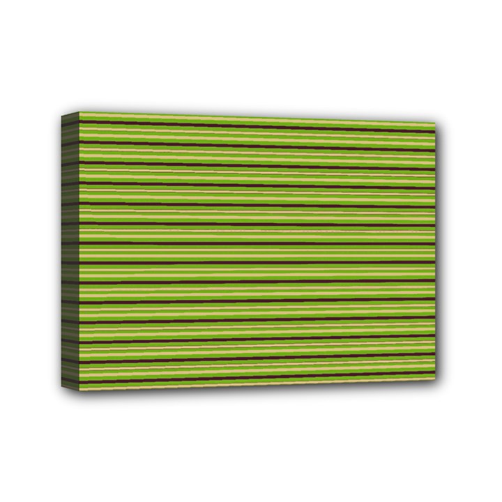 Decorative lines pattern Mini Canvas 7  x 5 