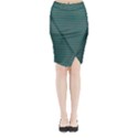 Decorative lines pattern Midi Wrap Pencil Skirt View1