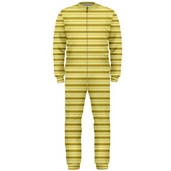 Decorative Lines Pattern Onepiece Jumpsuit (men)  by Valentinaart