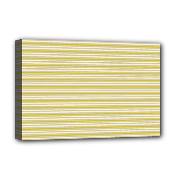 Decorative lines pattern Deluxe Canvas 18  x 12  