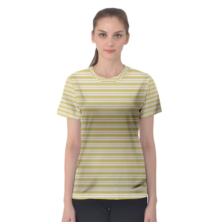 Decorative lines pattern Women s Sport Mesh Tee