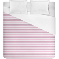 Decorative Line Pattern Duvet Cover (king Size) by Valentinaart