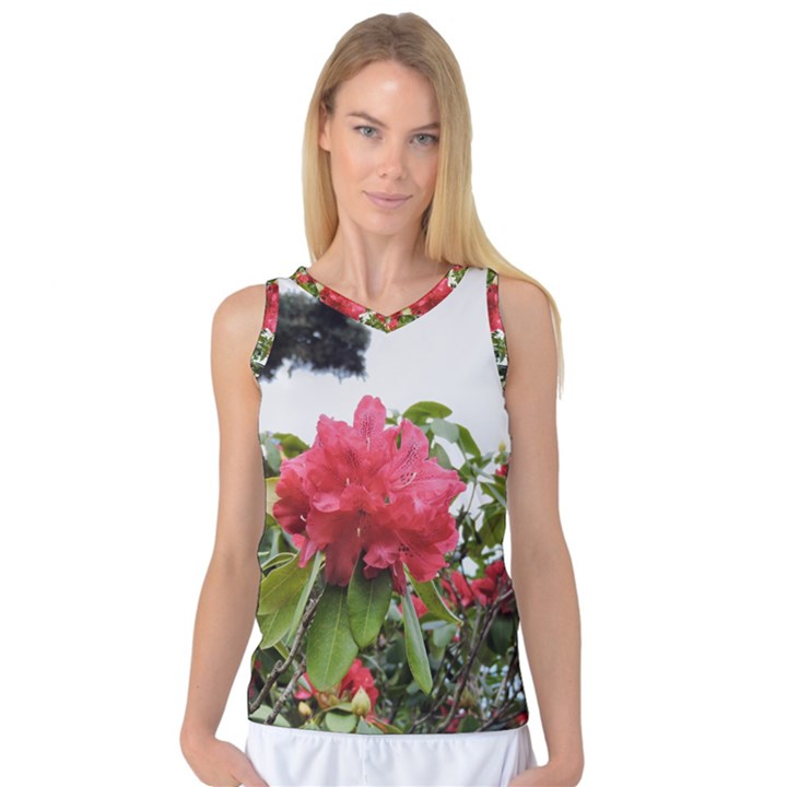 Virginia Waters Flowers Women s Basketball Tank Top