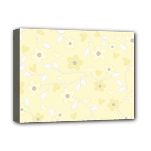 Floral Pattern Deluxe Canvas 16  X 12   by Valentinaart