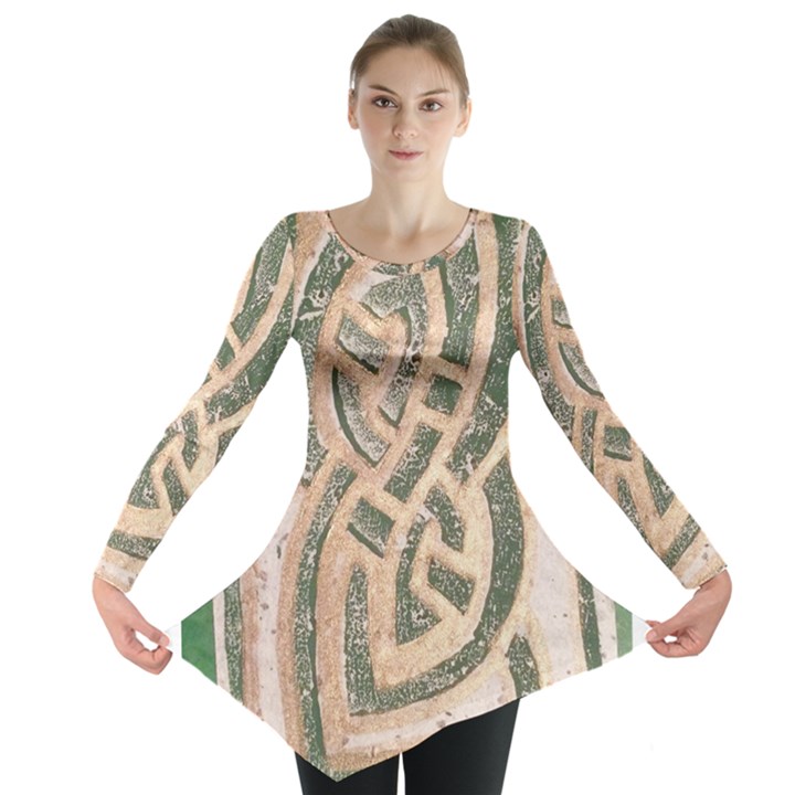 Ab Celtic Swirl Long Sleeve Tunic 