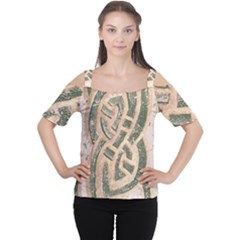 Ab Celtic Swirl Women s Cutout Shoulder Tee