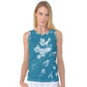 Autumn Crocus Blue Women s Basketball Tank Top View1