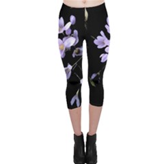 Autumn Crocus Capri Leggings  by DeneWestUK