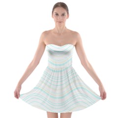 Pattern Strapless Bra Top Dress by Valentinaart