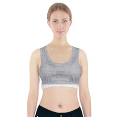 Pattern Sports Bra With Pocket by Valentinaart