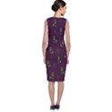 Pattern Sleeveless Velvet Midi Dress View2