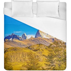 Snowy Andes Mountains, El Chalten, Argentina Duvet Cover (king Size) by dflcprints