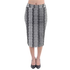 Pattern Midi Pencil Skirt by Valentinaart