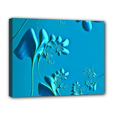 Amazing Floral Fractal A Canvas 14  X 11  by Fractalworld