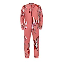 Amazing Floral Fractal B Onepiece Jumpsuit (kids) by Fractalworld