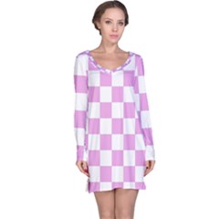 Pattern Long Sleeve Nightdress by Valentinaart