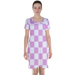 Pattern Short Sleeve Nightdress by Valentinaart