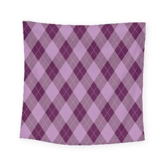 Plaid Pattern Square Tapestry (small) by Valentinaart