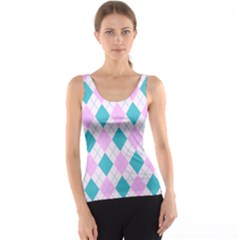 Plaid Pattern Tank Top