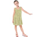 Plaid pattern Kids  Sleeveless Dress View1