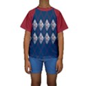 Diamonds and Lasers Argyle  Kids  Short Sleeve Swimwear View1