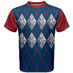 Diamonds And Lasers Argyle  Men s Cotton Tee