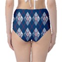 Diamonds and Lasers Argyle  High-Waist Bikini Bottoms View2