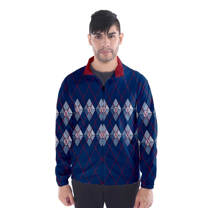 Diamonds and Lasers Argyle  Wind Breaker (Men)