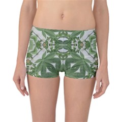 Marijuana Leaf Pattern Reversible Bikini Bottoms by getstonedinstyle