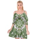 Marijuana Leaf Pattern Cutout Spaghetti Strap Chiffon Dress View1