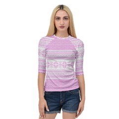 Pattern Quarter Sleeve Tee