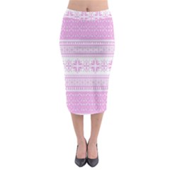 Pattern Midi Pencil Skirt by Valentinaart