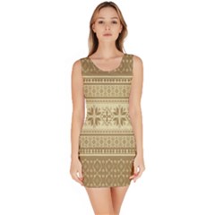 Pattern Sleeveless Bodycon Dress by Valentinaart