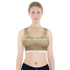 Pattern Sports Bra With Pocket