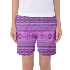 Pattern Women s Basketball Shorts by Valentinaart